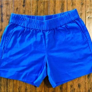 Jcrew Factory pull on shorts. Bright royal blue.💙